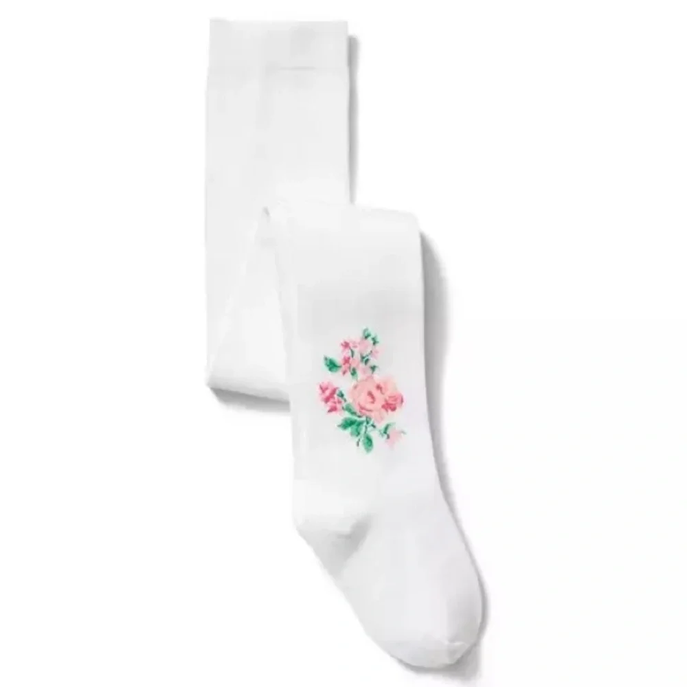 Janie & Jack easter bouquet collection tights 12-24M